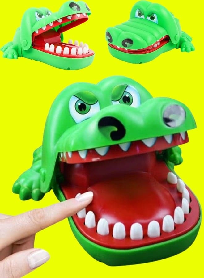 Crocodile Mouth Dentist Toy Portable Lightweight Rich Unique Design Bite Finger Toy Crocodile Biting Finger Dentist Games Funny Toy Crocodile Toy Game for Kids