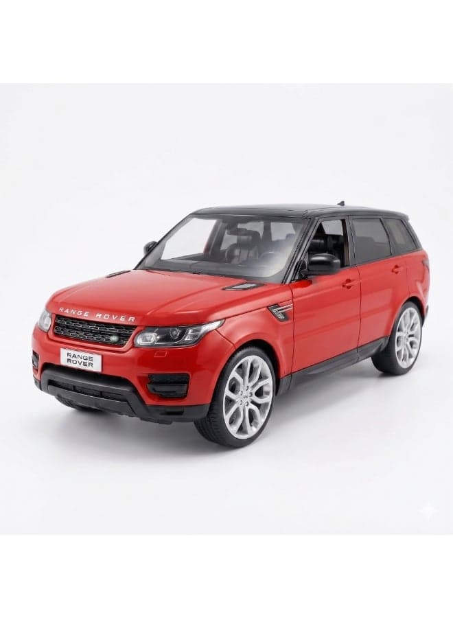 RW Land Rover Range Rover Sport Remote Control Car 1:14 Scale 2.4GHz RC SUV Toy with Lights, Rechargeable 6V Battery, Realistic Design, Multi-Directional Control, Colors for Kids 6+ RED
