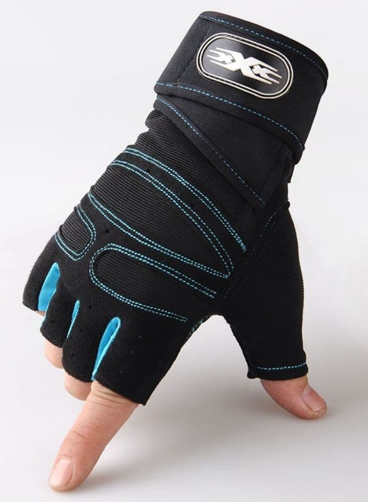 Fitness Half Finger Gloves Men And Women Wrist Guard Sports Dumbbell Riding Non Slip Horizontal Bar Exercise Training