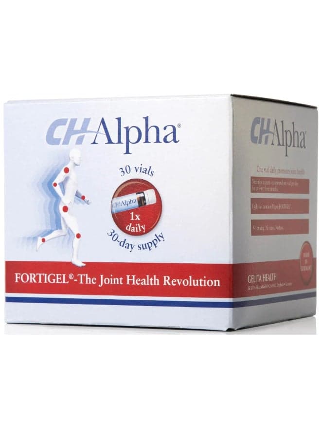 CH-Alpha collagen 30 Ampoules - Dietary Supplement - Help People with Chronic Joint Symptoms Improve Flexibility - Healthy Joints and Cartilage Collagen (30 x 25ml), 1 Vial Daily
