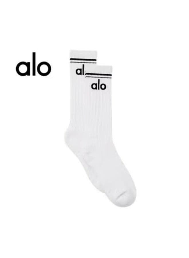 Alo Yoga long stockings, soft and breathable, comfortable to wear, for sports and casual wear.