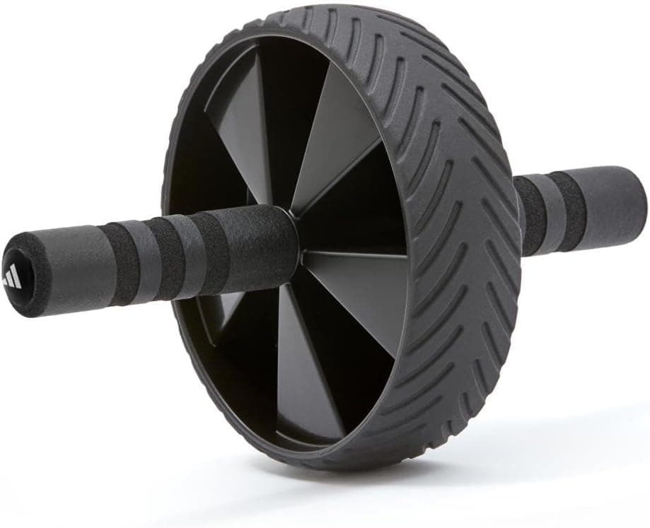 Adidas Ab Roller Wheel – Dual Wheel Design for Core Strength & Stability Training