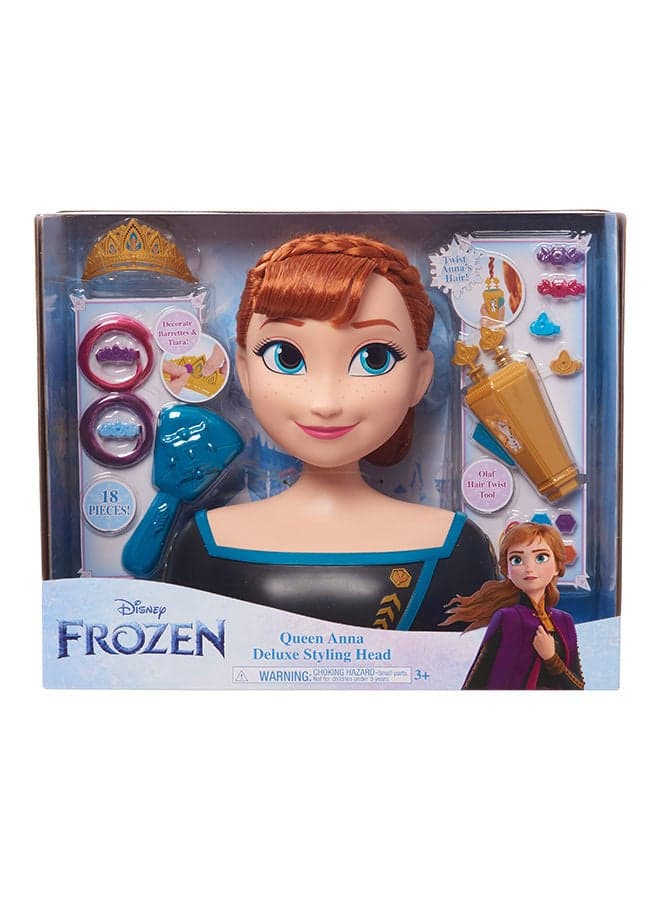 Frozen 2 Deluxe Anna Styling Head