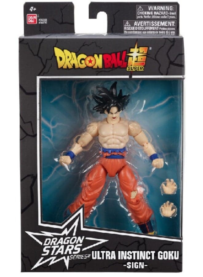 Dragon Ball Stars Ultra Instinct Goku 6.5-Inches | Collectible Action Figure | Display Figure | Interchangeable Hands | Perfect Gift for Collectors, Manga & Anime Lovers!