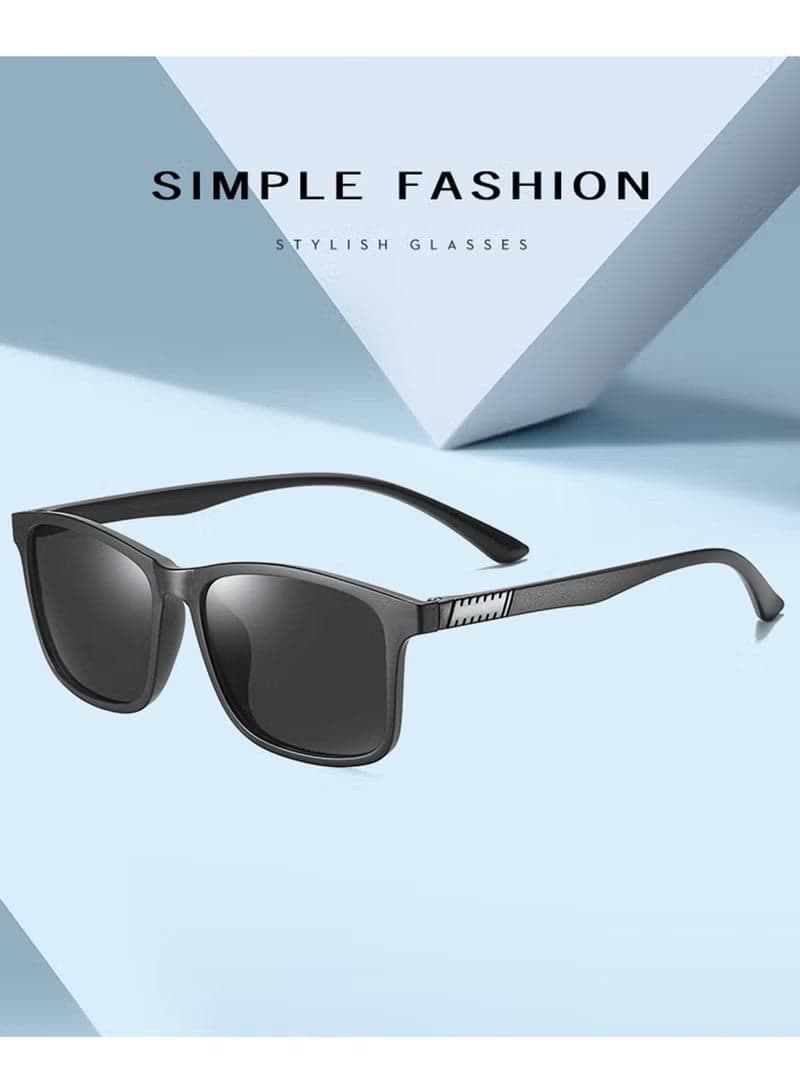 TR90 Polarized Sunglasses for Men and Women Protection Rectangular Sunglasses