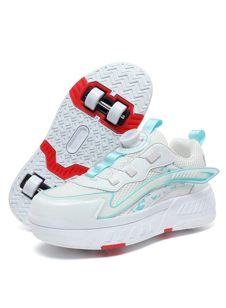 Roller Skate Shoes for Kids Boys Girls Rechargealbe Wheels Sneakers Fashion Roller Wheeled