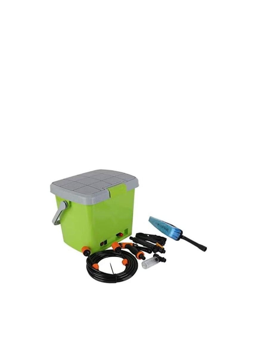 Portable 12V DC Electric Pressure Washer,Car Washer with Air compressor High Pressure Water Pump