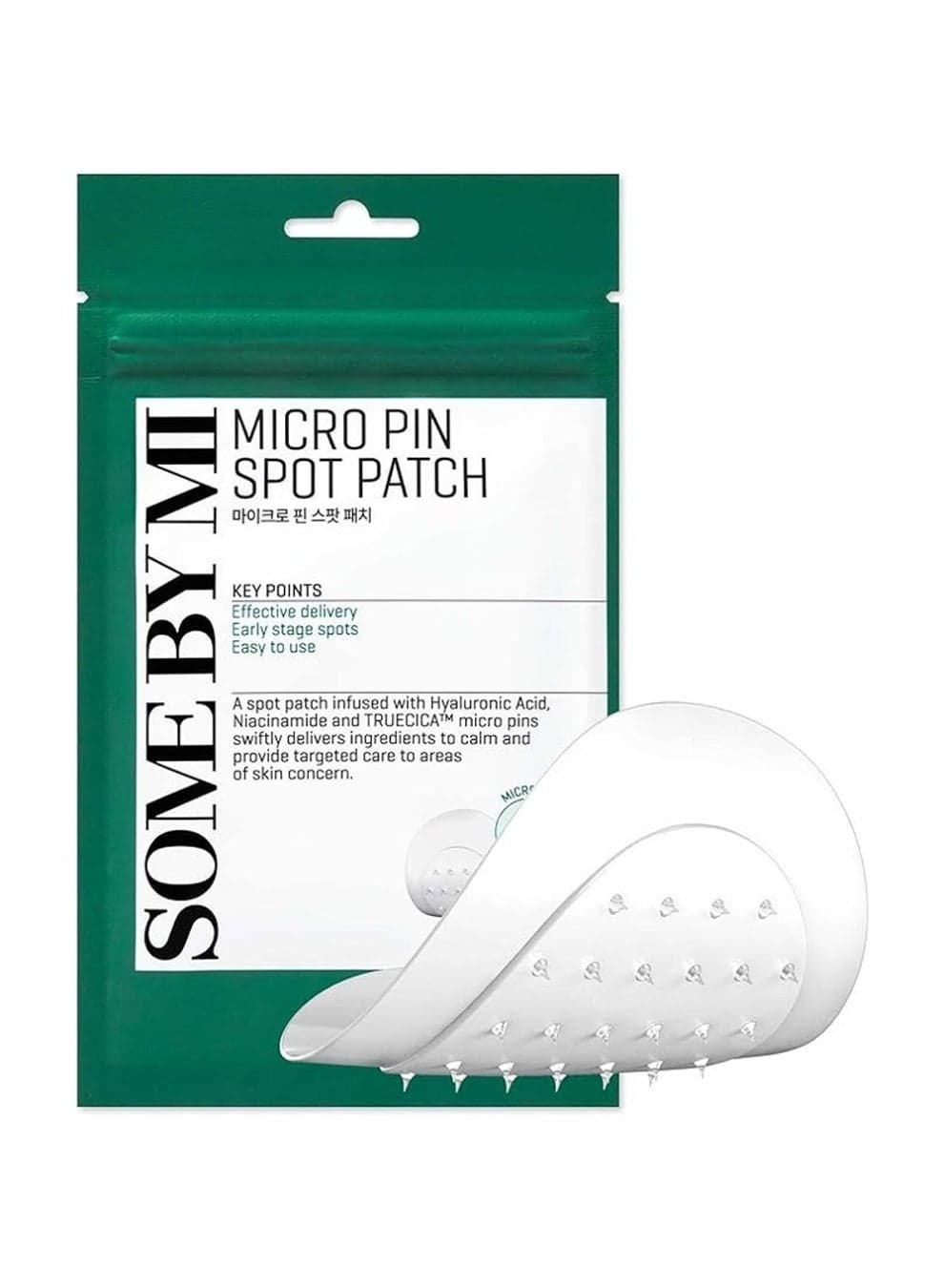 Micro Pin Spot Patch - Microneedle Hydrocolloid Pimple Patch With Salicylic And Hyaluronic Acid - Skin Troubles Care Focused Spot Cover - Pack Of 1, 14Mm 9 Counts 100ml