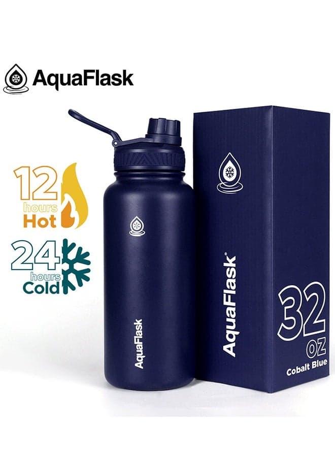 22oz/32oz Stainless Steel Double-walled Vacuum Insulated Water Bottles for 12-hour hot or 24-hour cold retention BPA-free