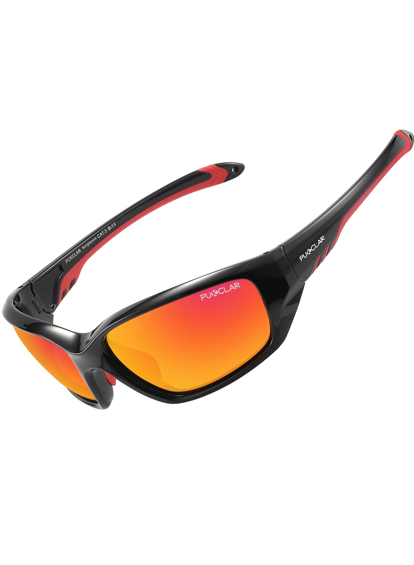 PUKCLAR Polarised Sports Sunglasses for Men Women Driving Sunglasses Cycling Running Fishing Goggles