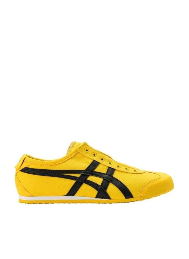 MEXICO 66 Slip-On Canvas Casual Colorblock Sneakers Shoes Yellow/Black