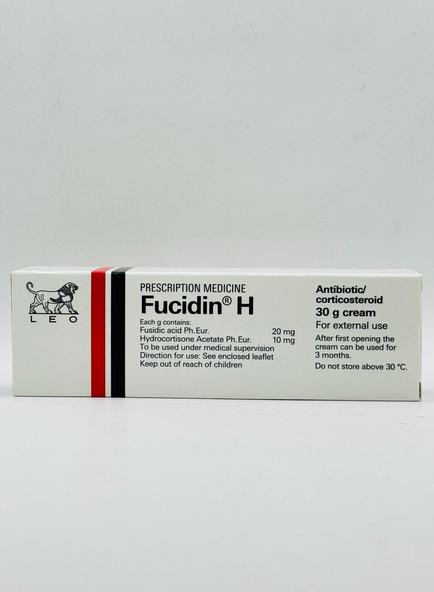 Fucidin-H 30gm Cream (Fast Relief for Infected Inflammatory Skin Conditions)