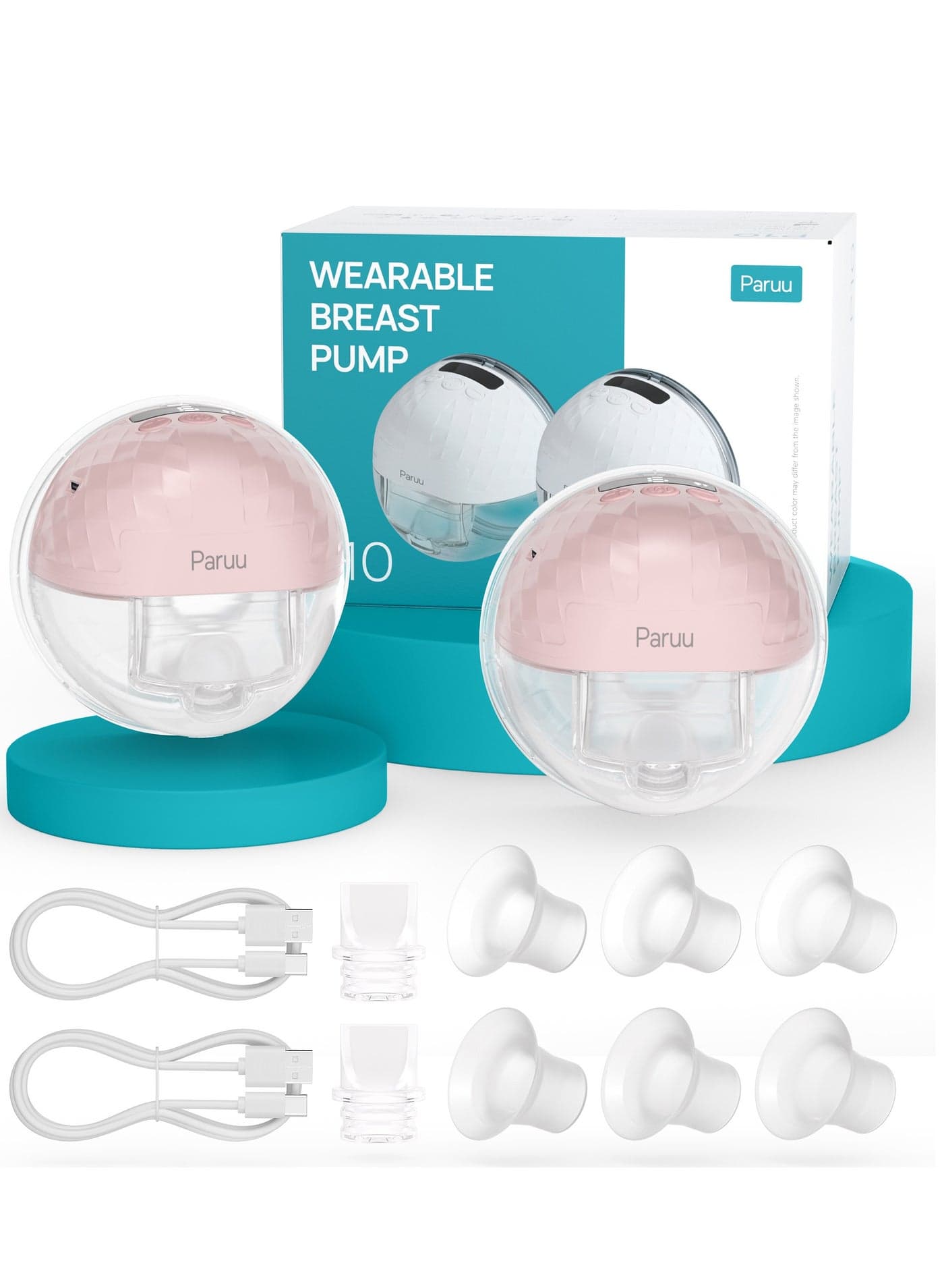 P10 Hands-Free Breast Pump Wearable, Low Noise, 4 Modes & 9 Levels, Electric Breast Pump Portable, Smart Display