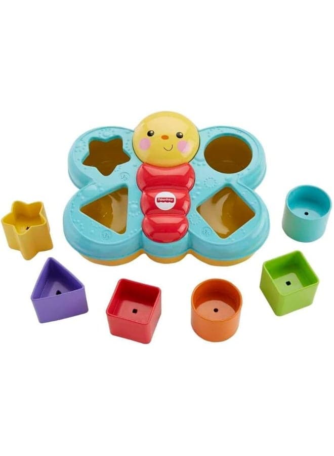 Butterfly Sorter Baby Toy Blocks – Montessori Educational Stacking & Sorting