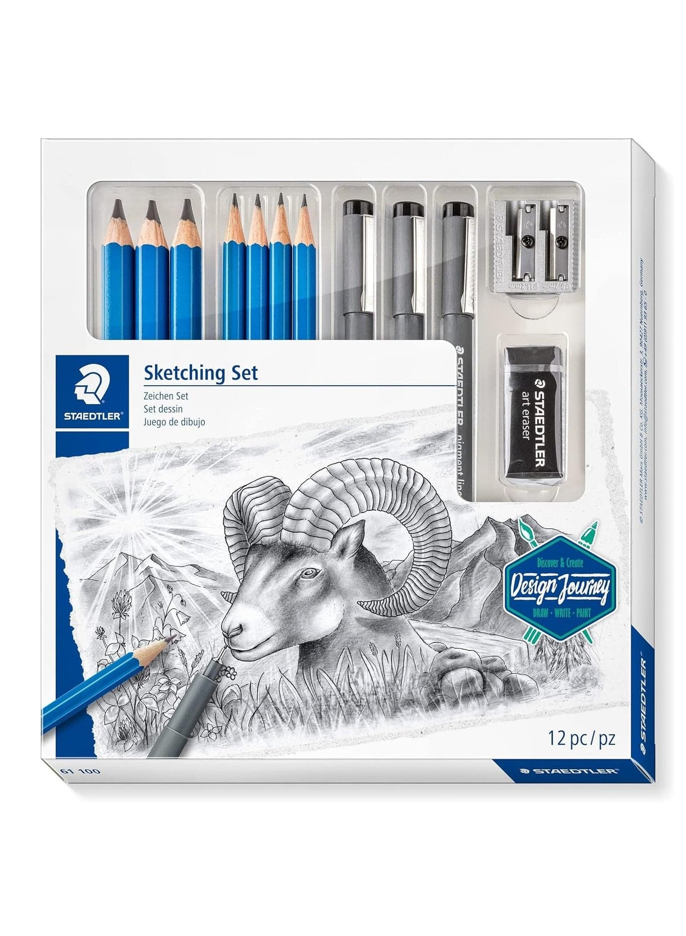 12-Piece Design Journey Sketching Set