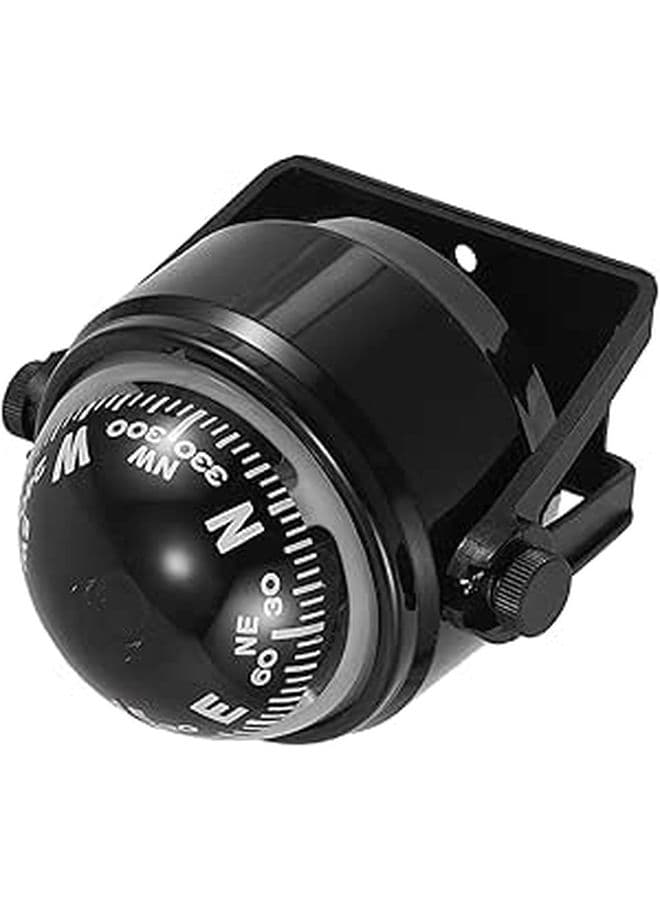 Balacoo Magnetic Declination Corrected Car Boat Dashboard Compass Black