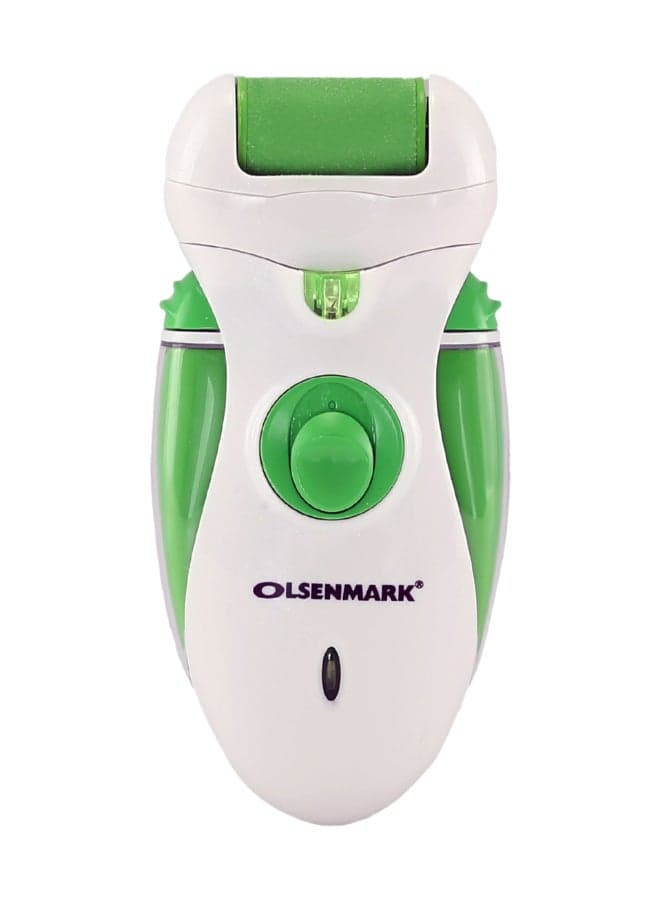 4 in 1 Rechargeable Lady Epilator OMLS3097, Cordless Using, Includes Clipper, Epilator, Shaver and Roller 2 Speed Option Green/White