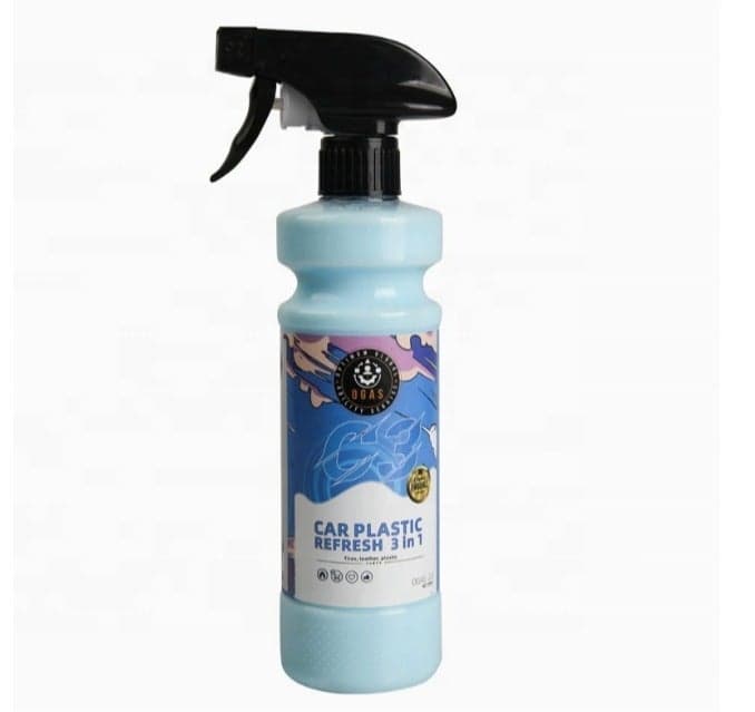 Car Plastic Refresh 3-in-1 – Tyre, Plastic & Leather Restorer Spray – Shine & Protection Formula – 120ml