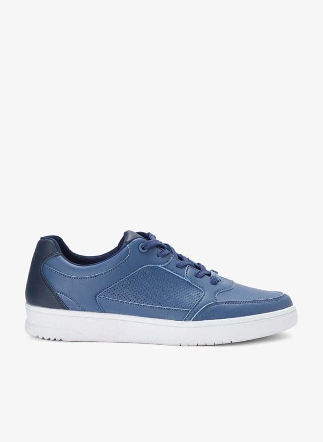 Color Block Lace Up Sneakers