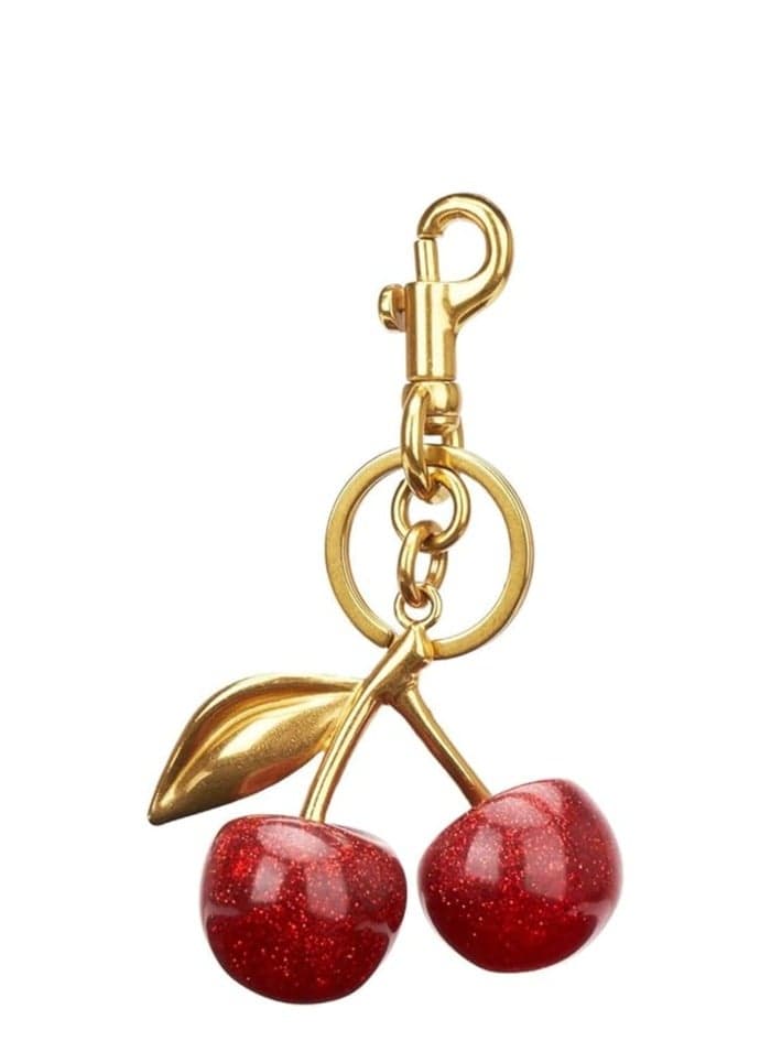 Cherry Bag Charm Purse Charms Keychain- Car Cherry Accessories keychian Gifts for Women Christmas Valentine Bag Gifts For Women