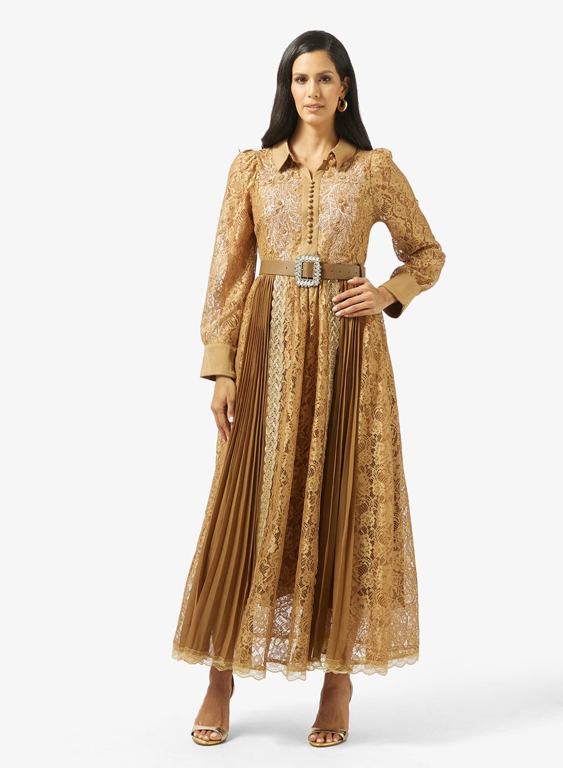 Lace A-line Dress