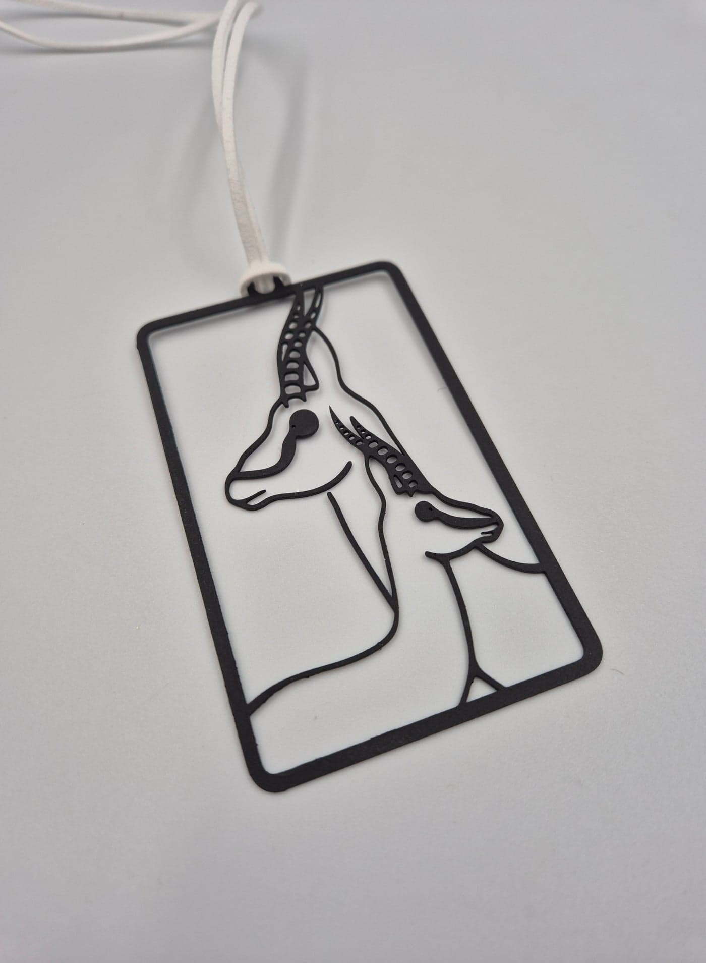 Car hanging decoration accessories made of steel with deer animal design