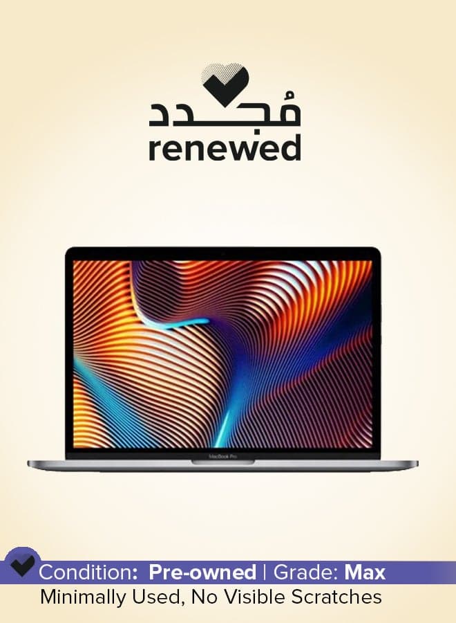 Renewed - MacBook Pro A1708 (2017) Laptop With 13-Inch Full HD Display, Core i5 Processor/Dual Core/8GB RAM/256GB SSD/macOS English Space Grey