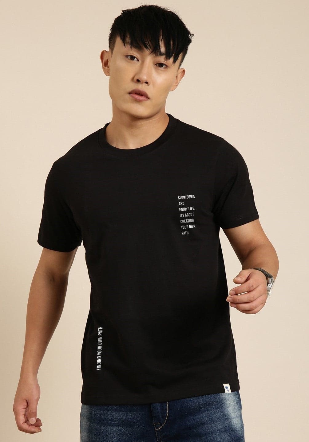 Black Oversized T-Shirt for Men