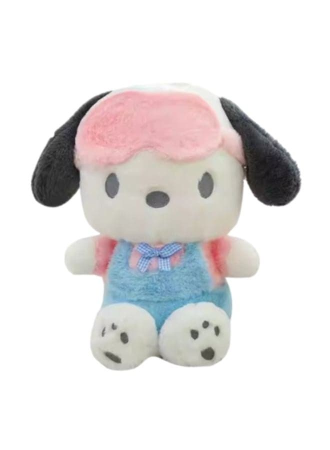 Cute Pochacco Plush In Blue Overalls 45cm