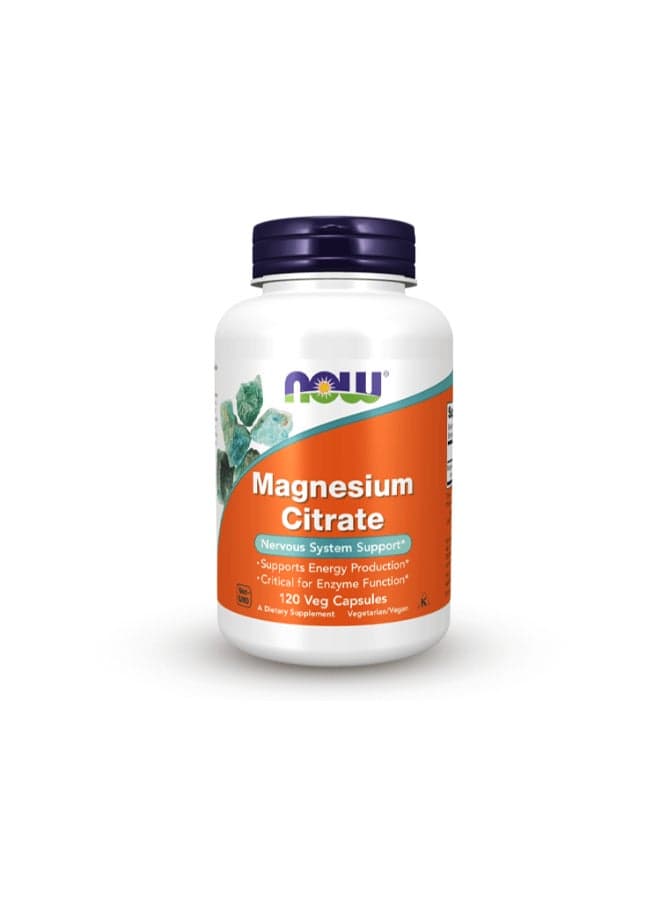 Magnesium Citrate, 120 Veg Capsules