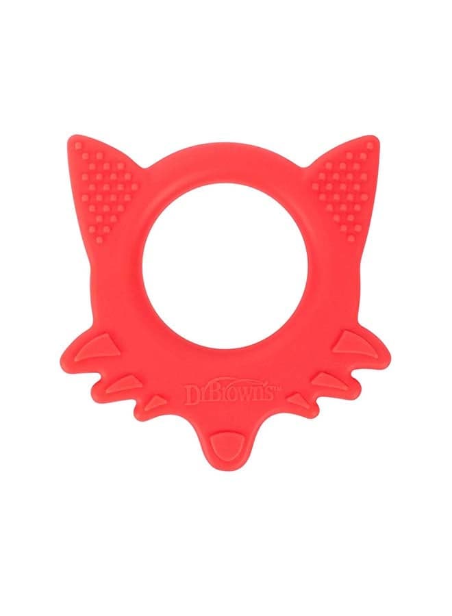 Flexees Friends Fox Teether - Red