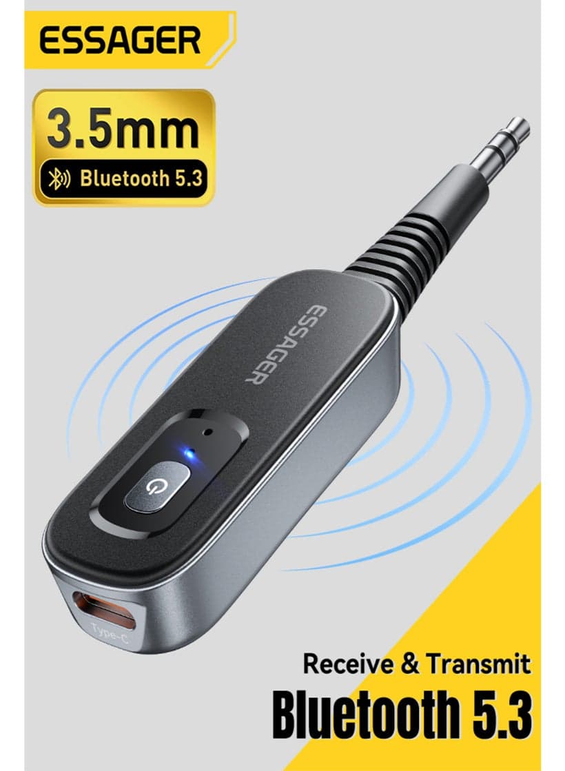 Car AUX Bluetooth adapter, Bluetooth receiver, adding wireless Bluetooth function to car speakers, enjoy driving pleasure.