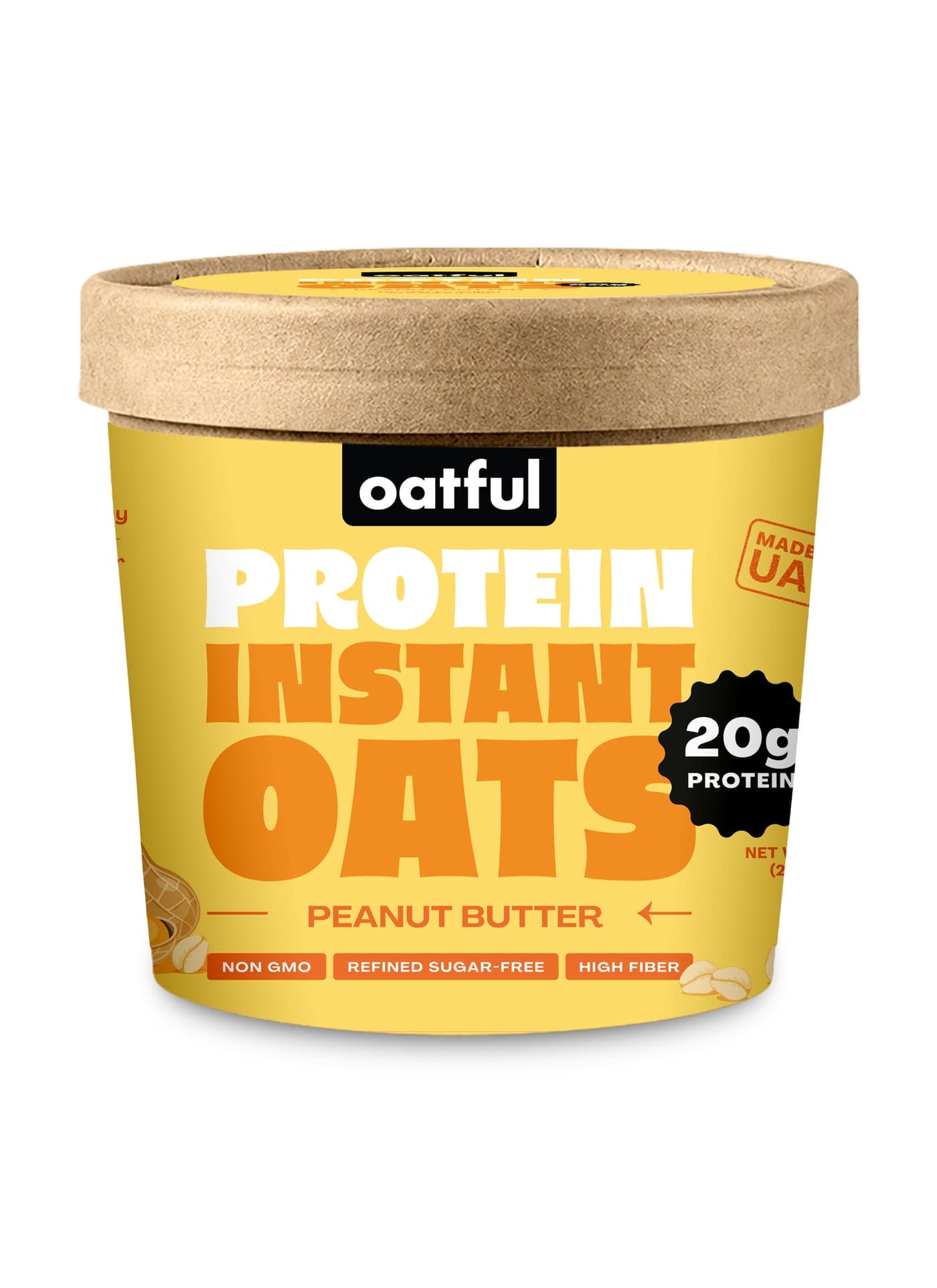 Peanut Butter Protein Porridge Cups