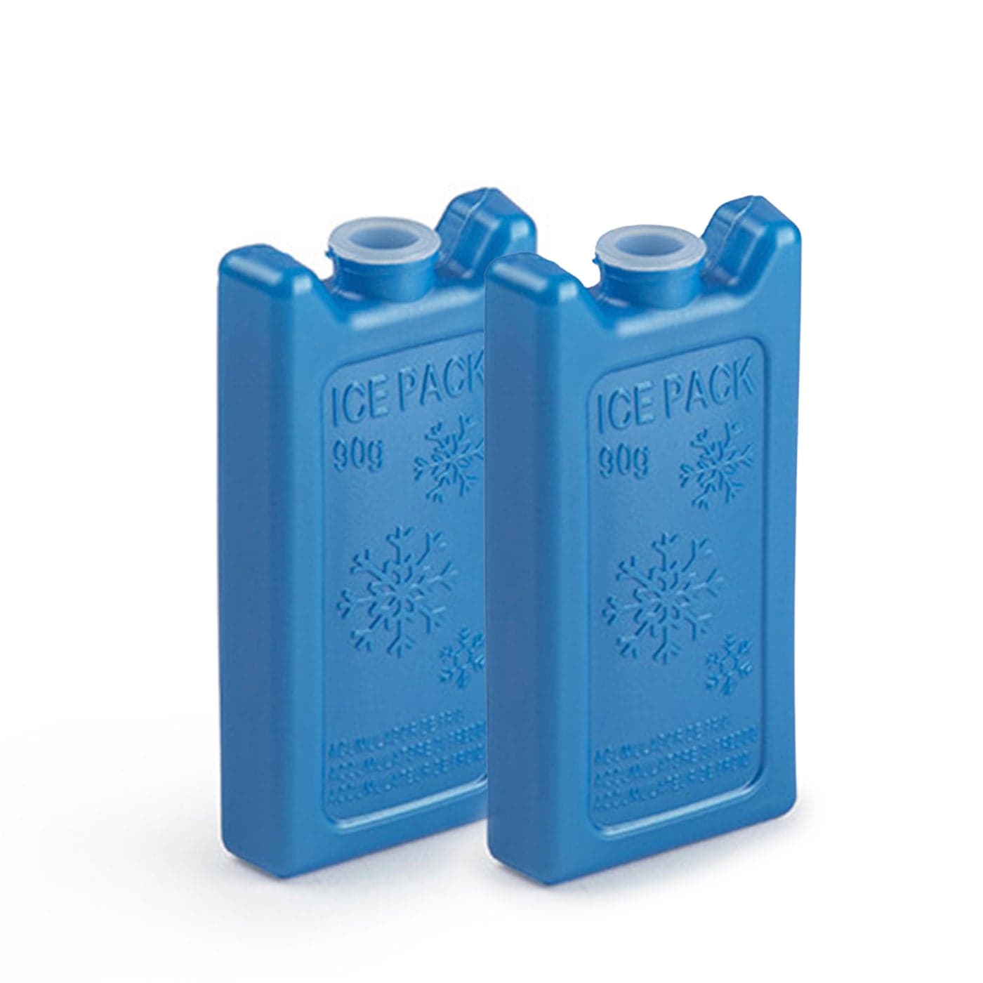 Plastic Forte Freezer Ice Pack Set of 2 (90g Each), Reusable Ice Blocks for Lunch Bags, Coolers&Picnic Boxes,Leakproof Freezer Packs for Food Storage,Portable Cooler Ice Pack for Travel&Camping, Blue