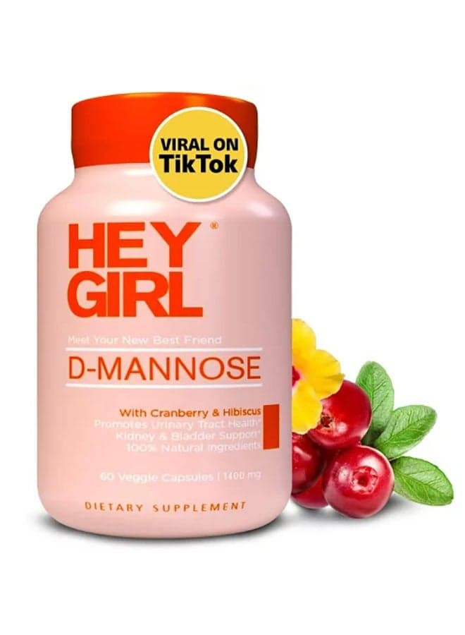 Nutrition D Mannose Capsules 60 Veggie Capsules