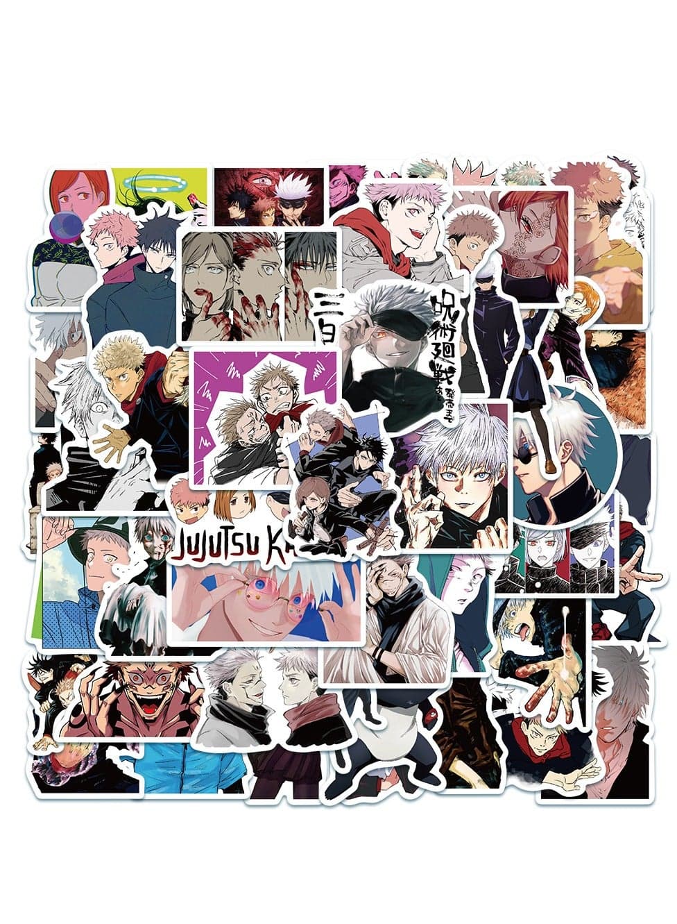 50 cartoon stickers, waterproof stickers for laptops, skateboards, water bottles, computers, mobile phones, guitars, suitable for kids, teenagers and adults