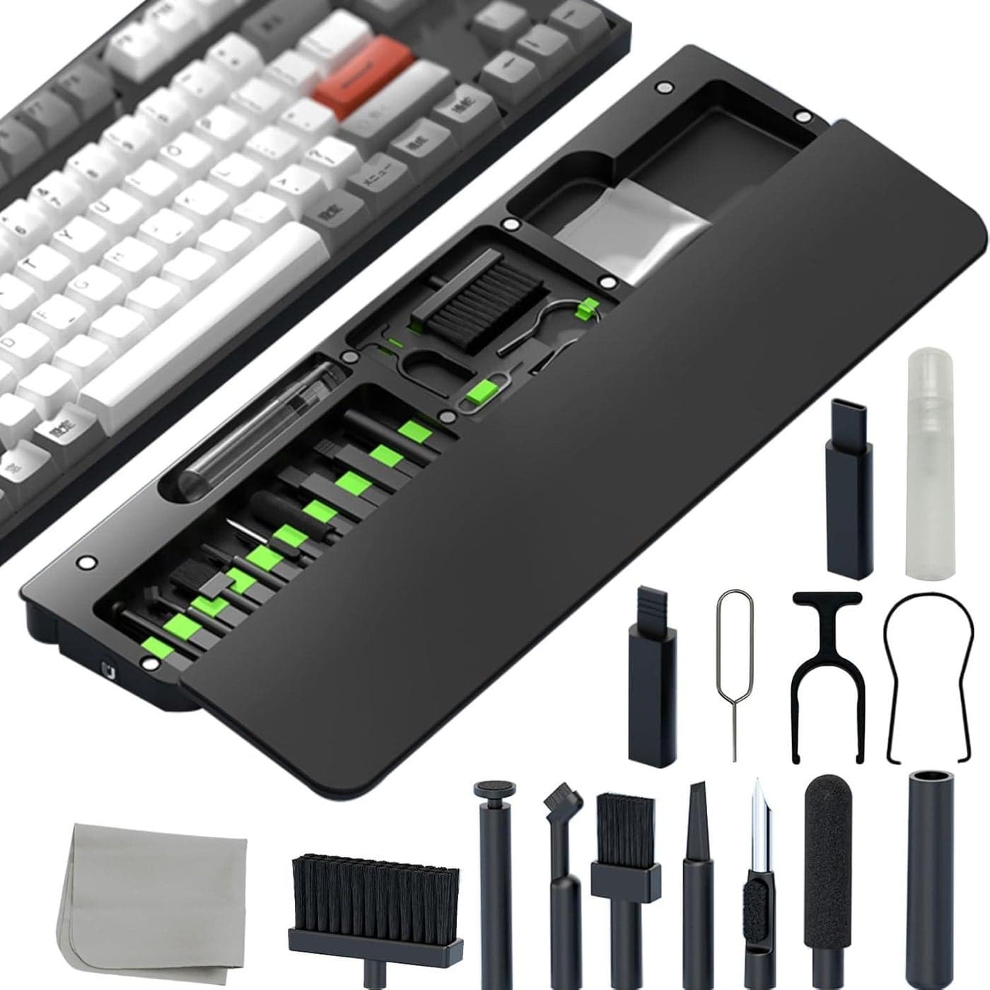 Multi-Functional Cleaning Kit – 8 in 1, Car Detailing Brushes, for Interior, Vents, Wheels