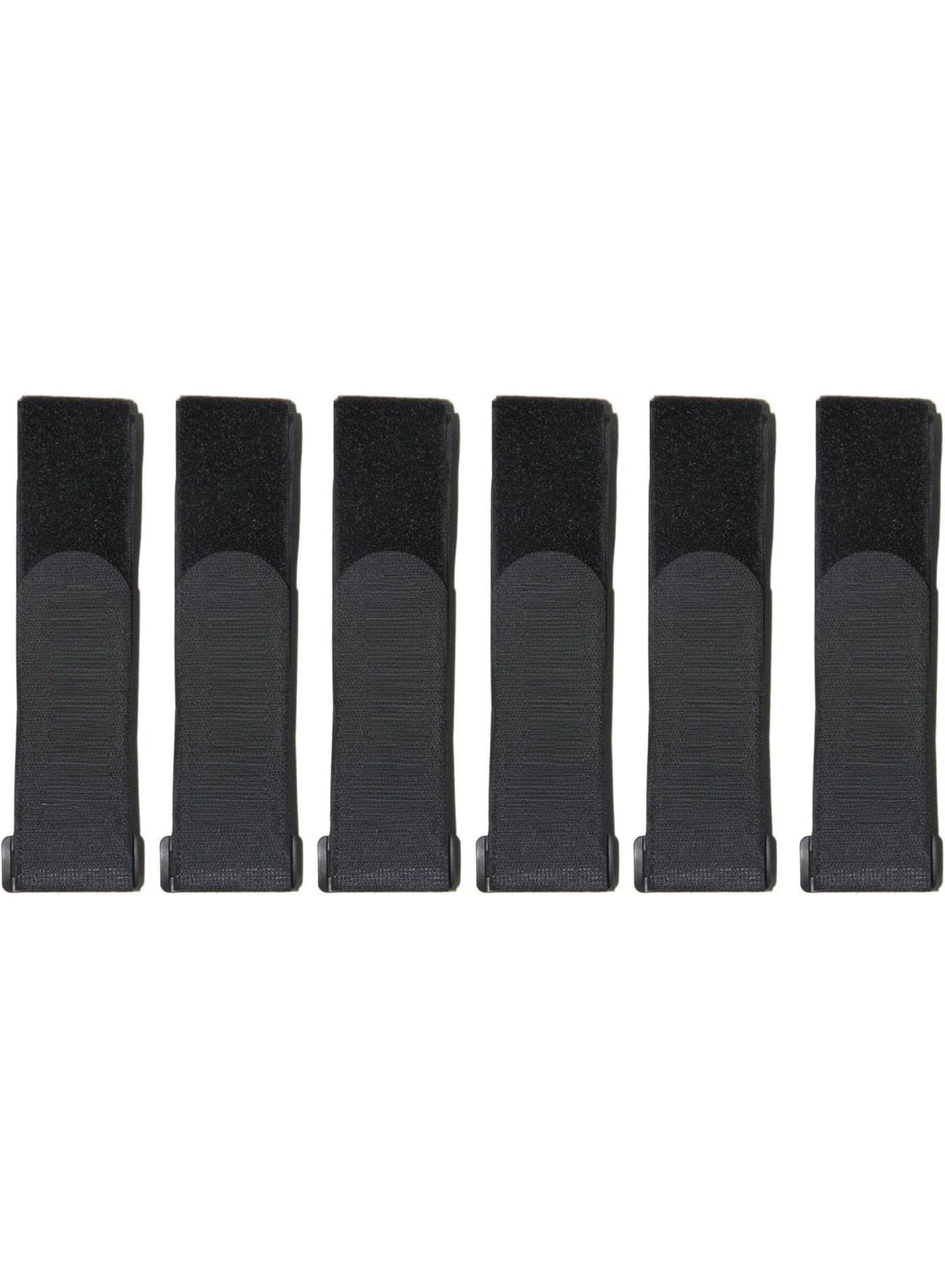 6 pcs Reusable Cinch Straps, Multipurpose Strong Gripping, Quality Hook and Loop Securing Straps (Black) (Size : 1.5M)