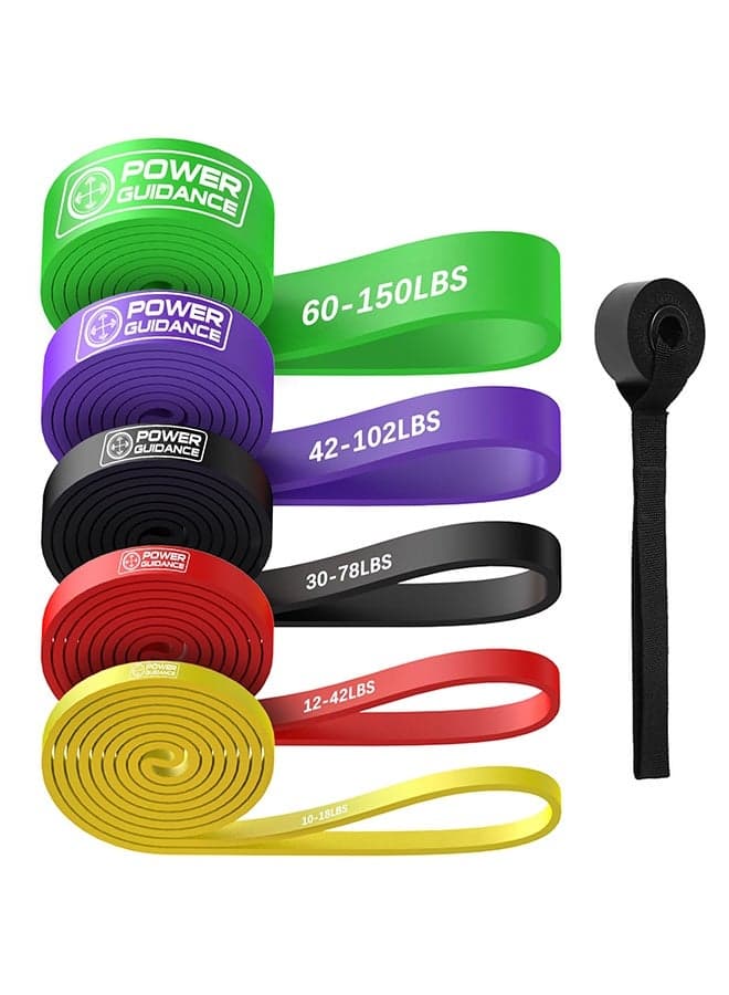 POWER GUIDANCE Resistance Bands, Pull Up Bands,Assistance Bands, Workout Band, Exercise Band, Resistance Band Set for Legs, Working Out, Muscle Training, Physical Therapy, Shape Body