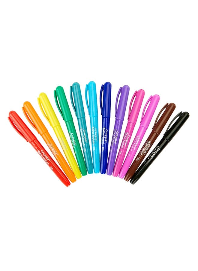 Permanent Markers Water Based Pack of 12