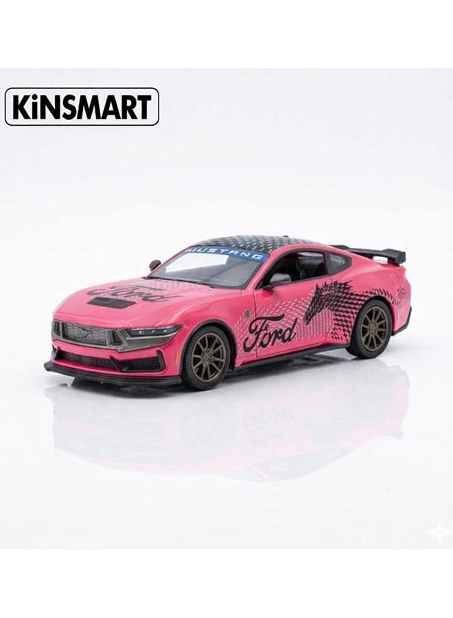 Kinsmart 1:32 2024 Ford Mustang Dark Horse Die-Cast Model Car – Pull Back Toy for Kids & Collectors