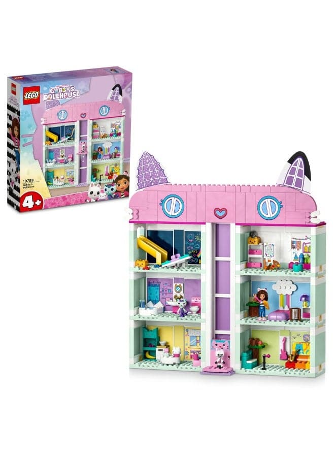 Gabby's Dollhouse Toy Playset with 4 Figures 10788 (Age 4+, 498 Pieces)