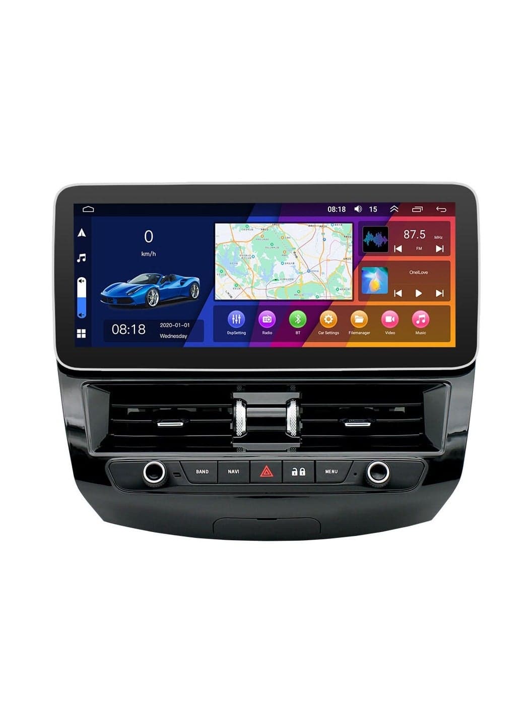 Raymos 12.3" Android 14 GPS Navigation Screen for Ford Focus 2012–2015| Apple CarPlay & Android Auto | 4G SIM | WiFi | QLED 1920×720 | DSP Audio