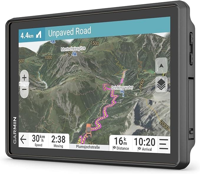 Garmin Tread 2 Overland Edition GPS Navigator | 8-Inch Ultrabright Display | Turn-by-Turn Trail Navigation with Topographic Maps | Custom Street Routing by Vehicle Size & Weight
