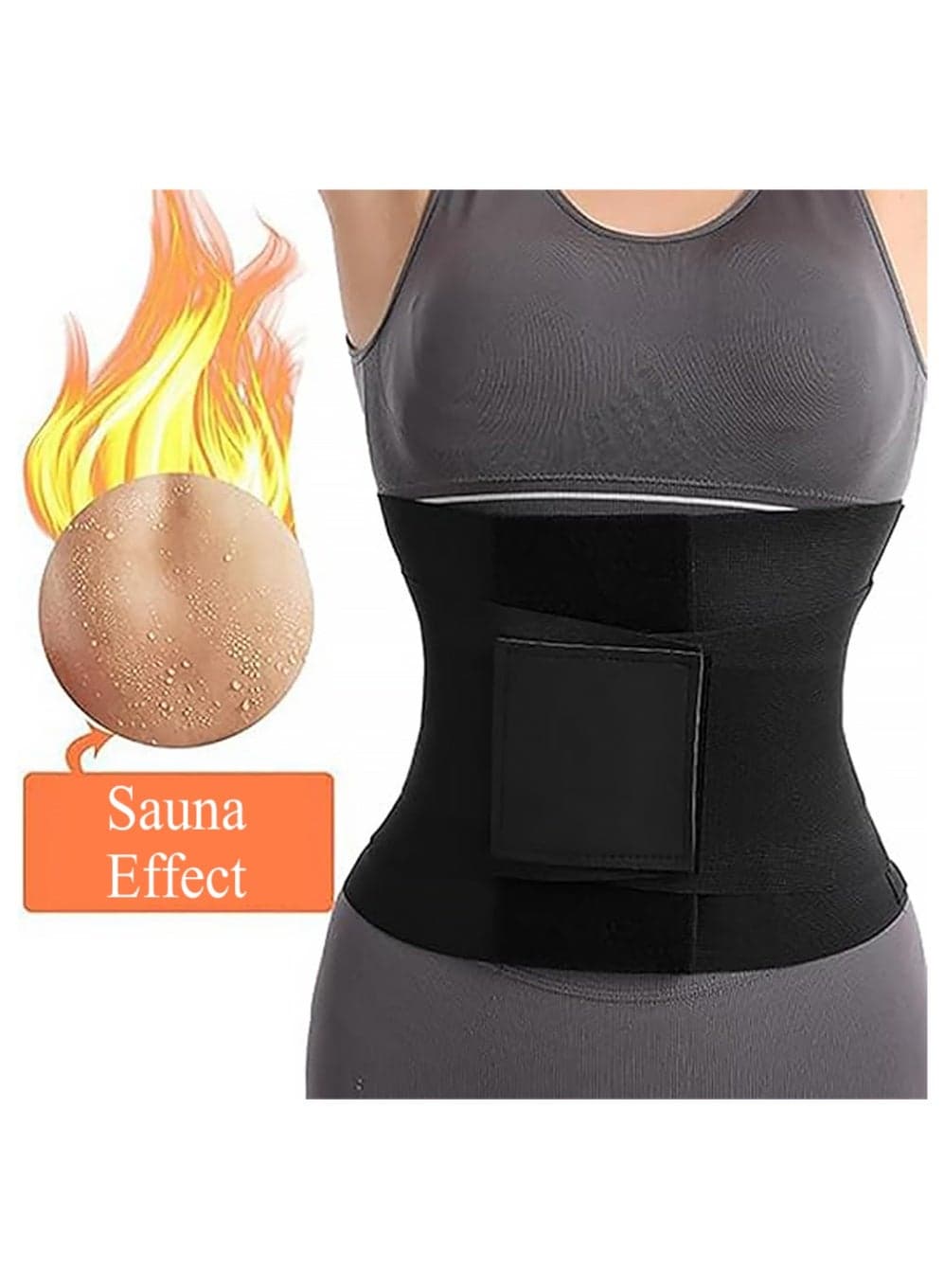 Waist Trainer for Women Triple Belt Body Shaper Waist Trainer Corset with zipper and 3 Rows Closure, Sauna Workout Trimmer Belts Underbust Corset Tummy Control Hourglass Slimming Belly Body Shaper(M)