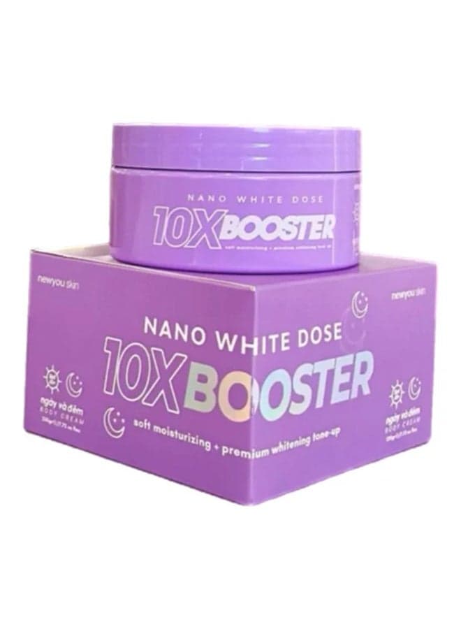 Nano White Dose 10X Booster by Newyou Skin – Brightening Moisturizer with Premium Tone-Up Formula for Glowing, Smooth and Healthy Skin with Deep Nourishing Hydration 200g