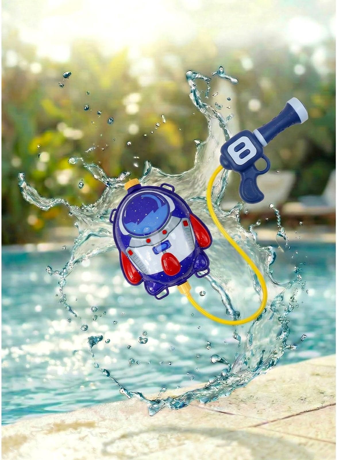 Trentor Space Ship Backpack Water Gun