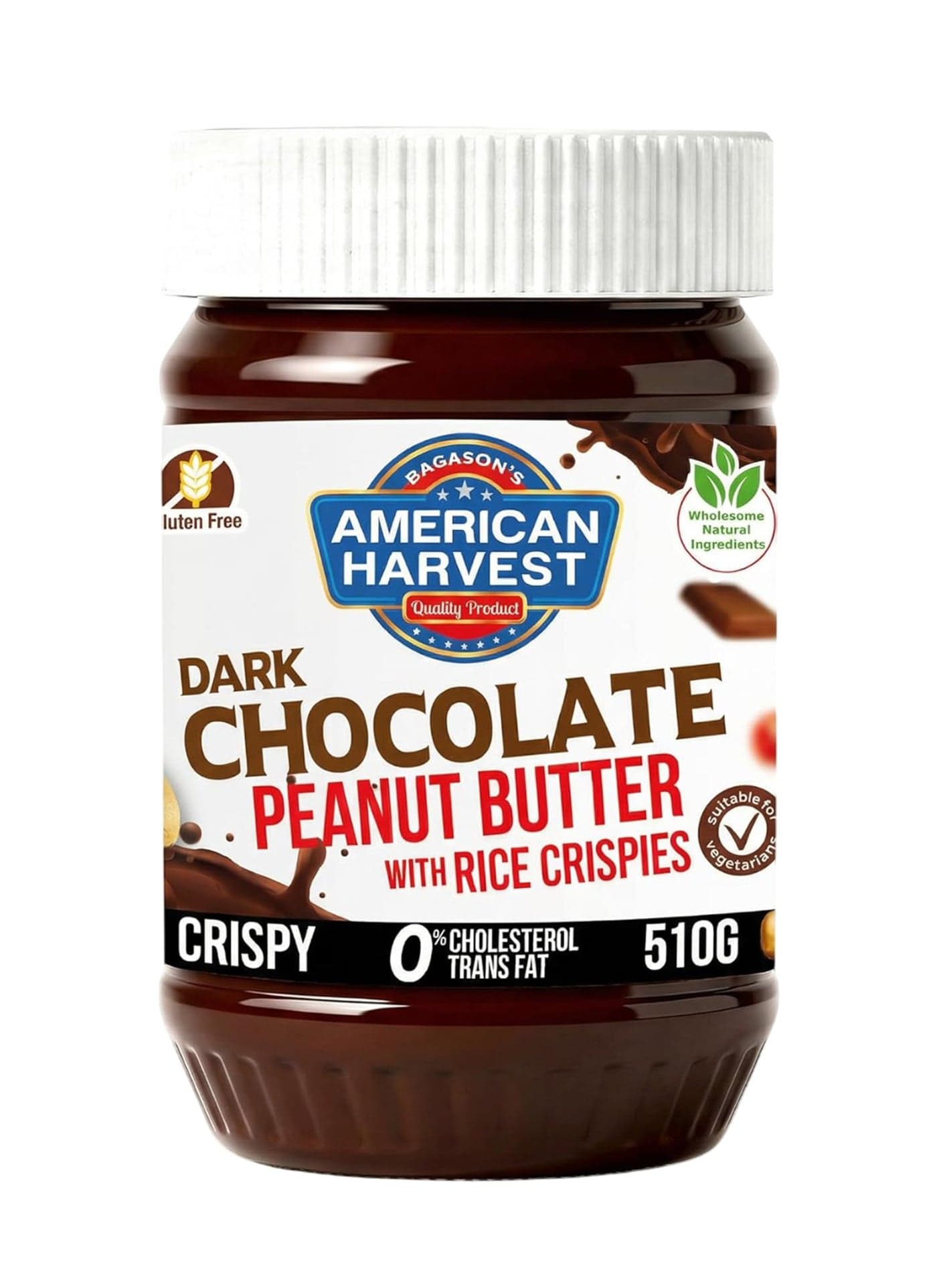 Dark Chocolate Peanut Butter With Rice Crispies