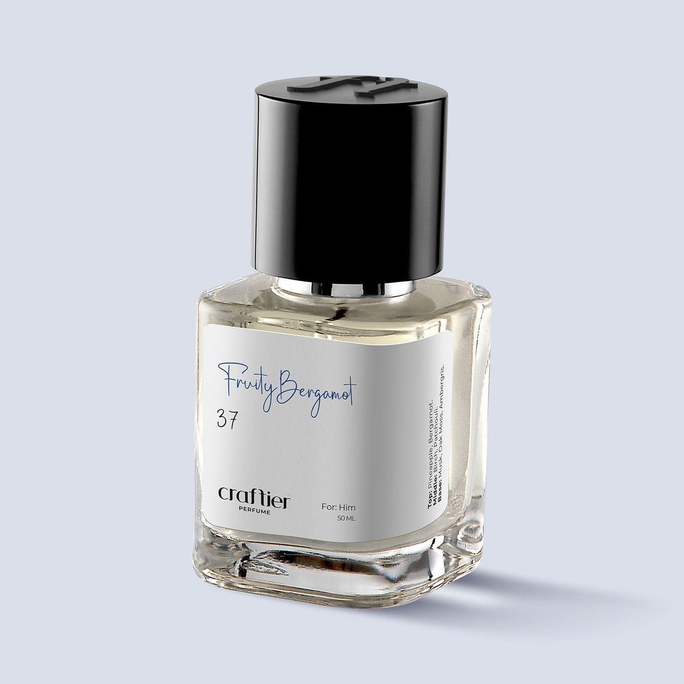 FRUITY BERGAMOT - Inspired of-AVENTUS, Eau De Parfum for Men - 50ml, Long Lasting Fruity Fragrance Upto 36 Hrs, Travel Size Men's Perfume