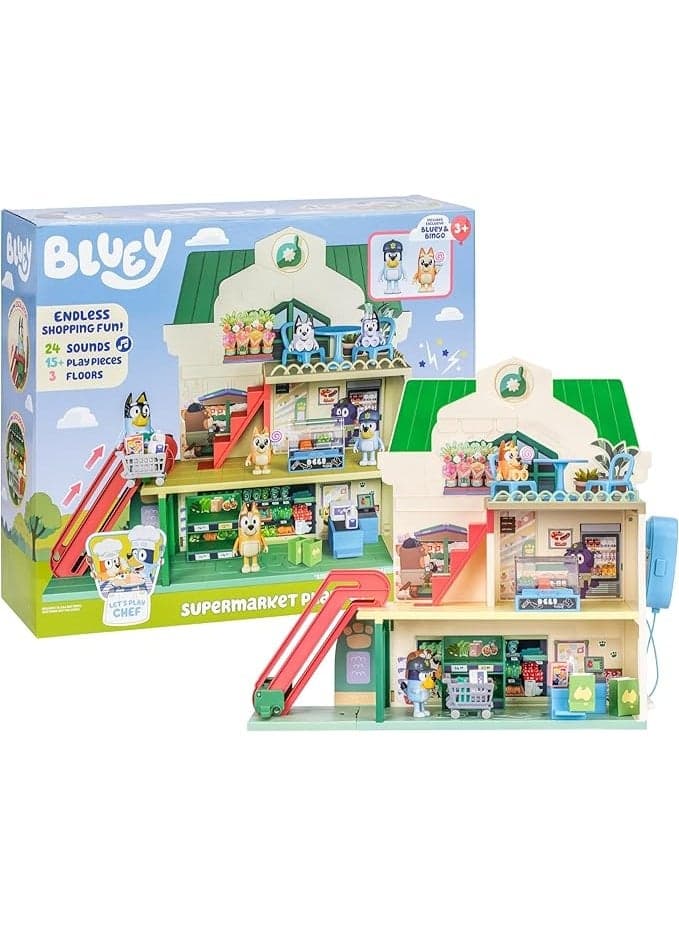 Bluey S13 Lets Play Chef Supermarket Playset 18918